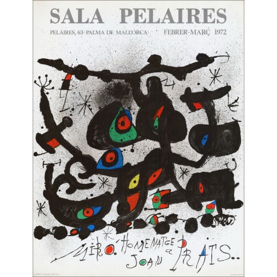 Koop Joan Miro Lithography Exhibition Peel Gallery 1972