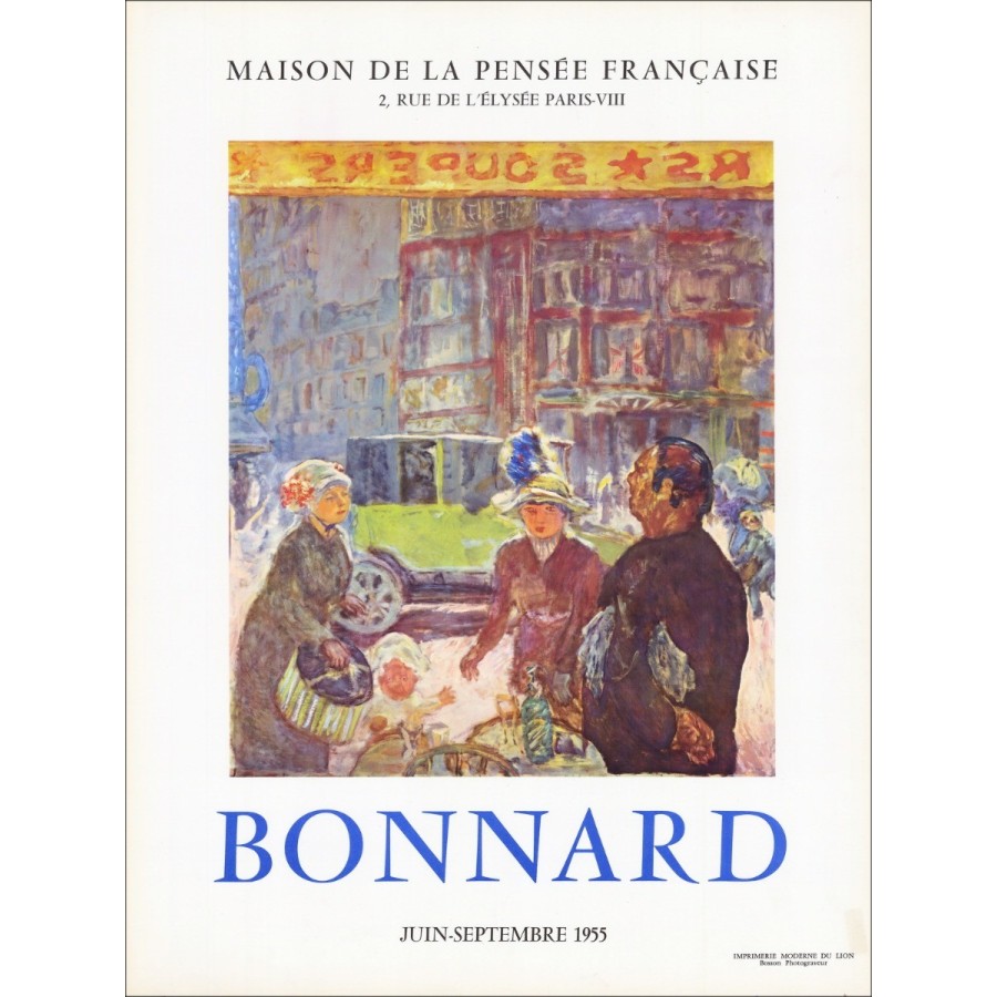 Pierre Bonnard - Lithosche "Maison de La Dacht Frans" 67x51cm - 1962