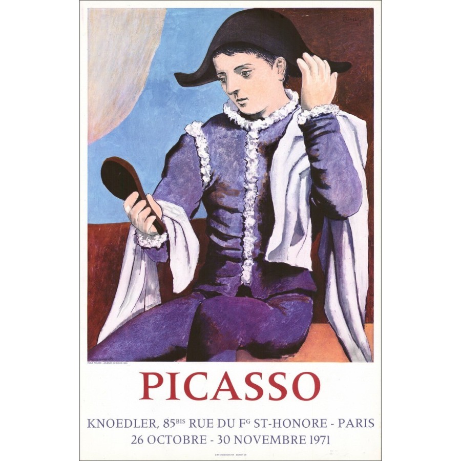 Koop Pablo Picasso Lithografie Gallery Knoepler, Parijs 1971