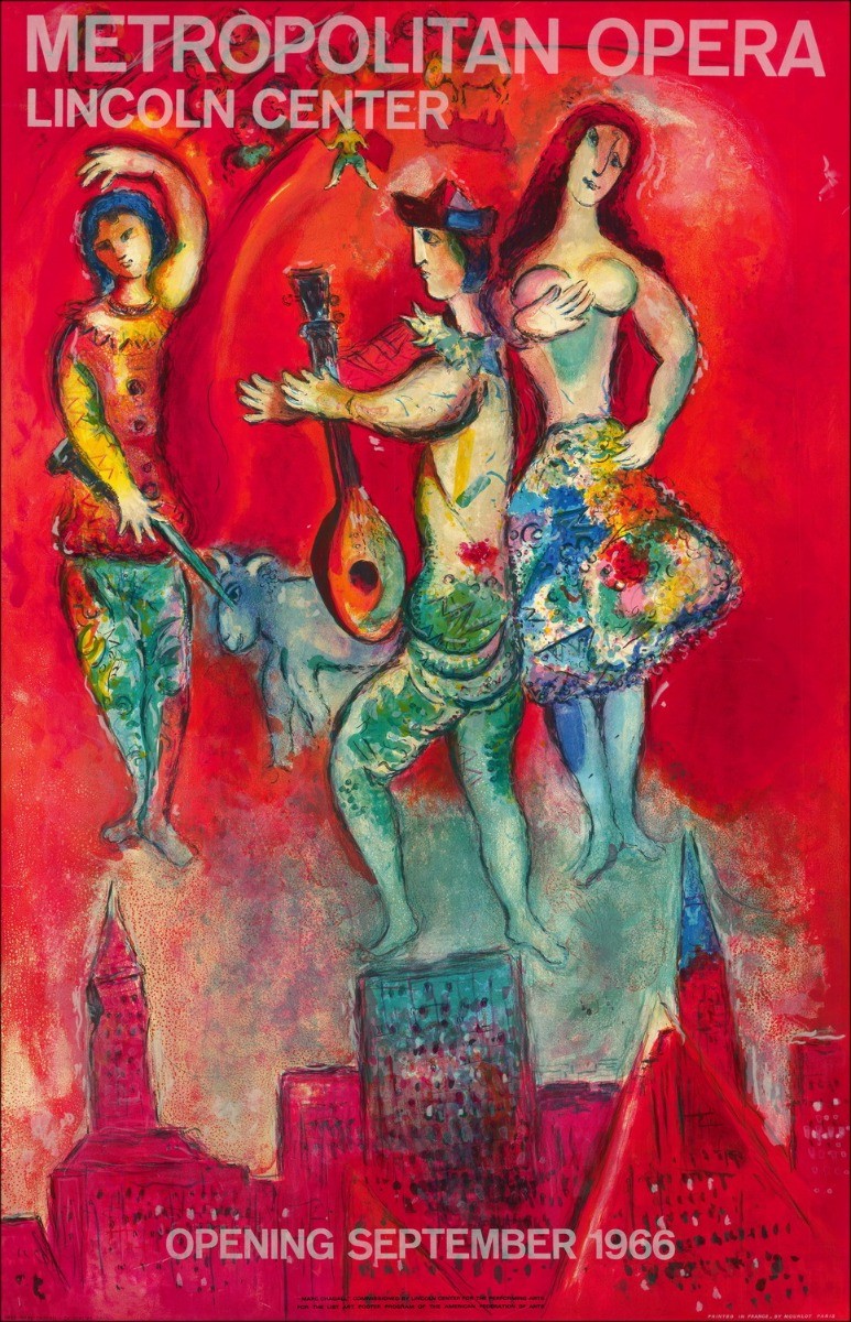 Acquista Litografia Marc Chagall - Carmen 1967 Metropolitan Opera