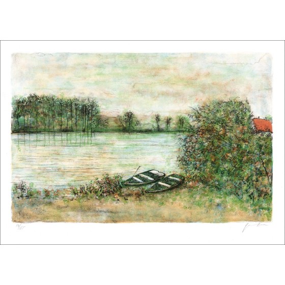 Compre ambos litografos originales de Bernard Gantner
