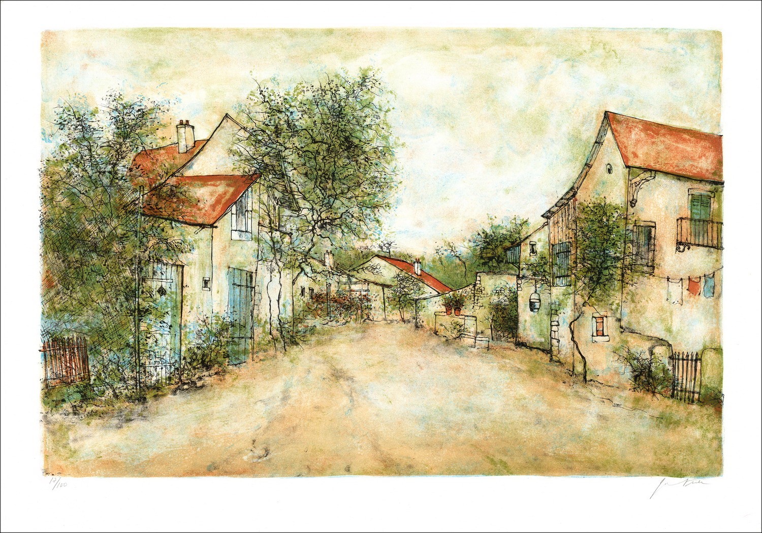 Kaufen Sie Bernard Gantner Lithography The Flower Hamlet