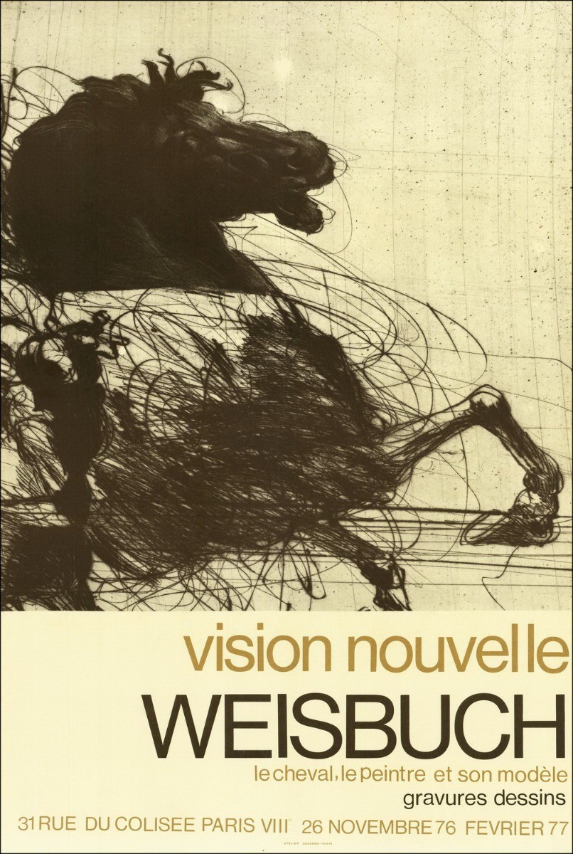 Buy Claude WEISBUCH Lithograph New Vision, Paris 1977 
