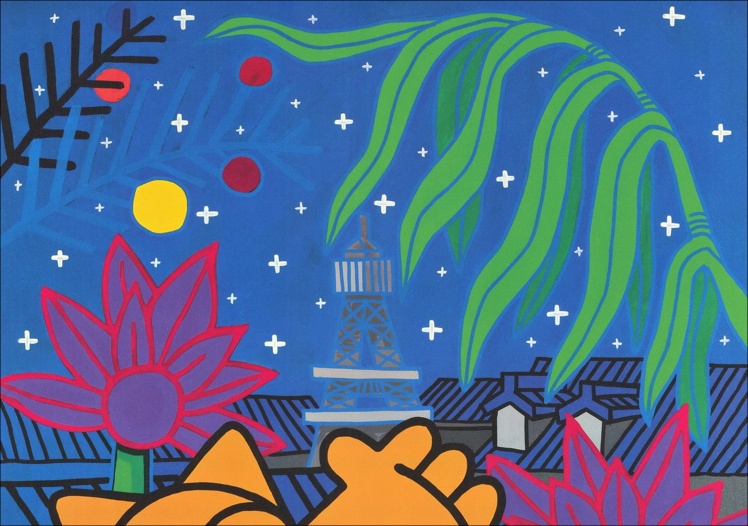 ➤ Rousseau By Night M.Chat Originalbildschirmprogramm 2021