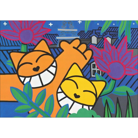 ➤ Rousseau By Night M.Chat Sérigraphie 2021