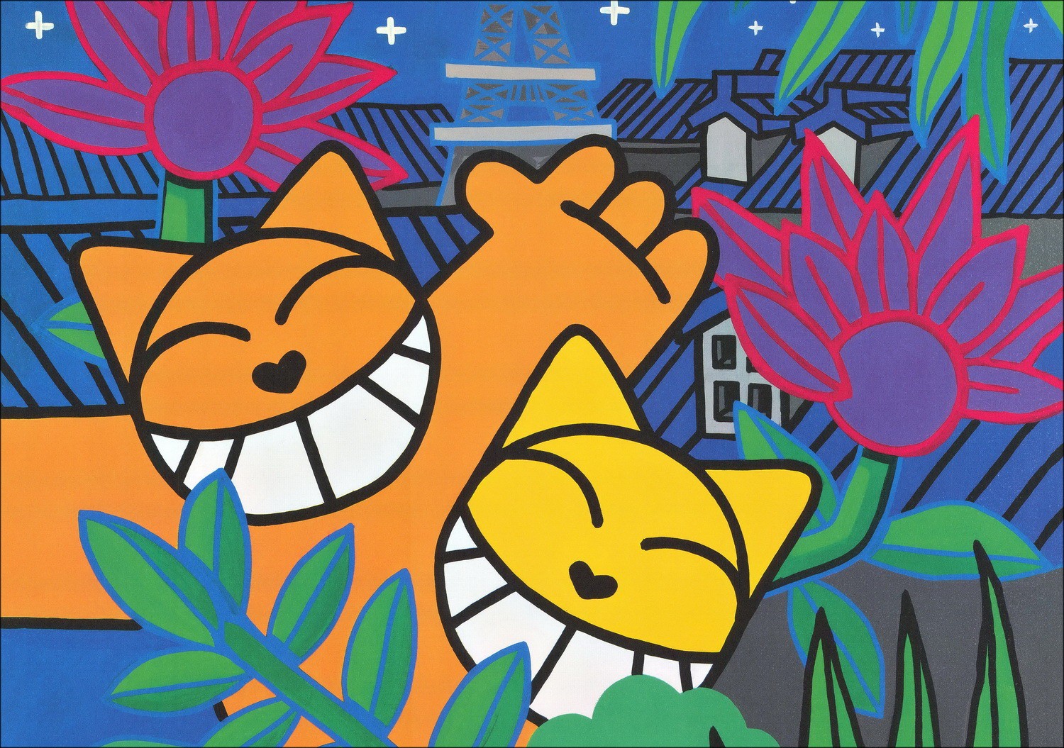 ➤ Rousseau By Night M.Chat Originalbildschirmprogramm 2021