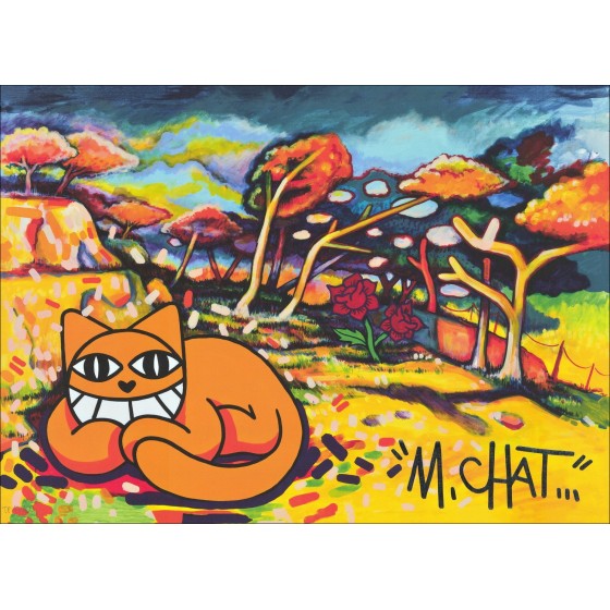 M.CHAT (Thoma Vuille) - Estacle Braque 1906, serigrafia firmata