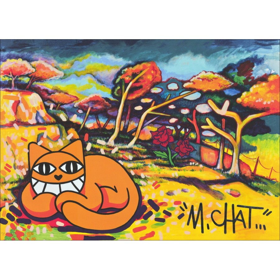 M.CHAT (Thoma Vuille) – Estaque Braque 1906, sérigraphie signée