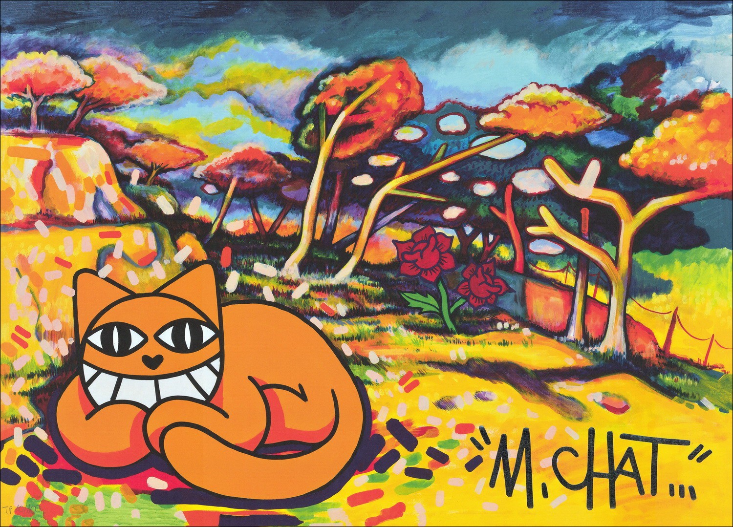 M.CHAT (Thoma Vuille) - Estacle Braque 1906, Signed screen printing