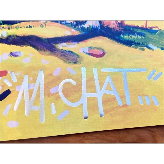 M.CHAT (Thoma Vuille) - Eastacle Braque 1906, signierter Siebdruck
