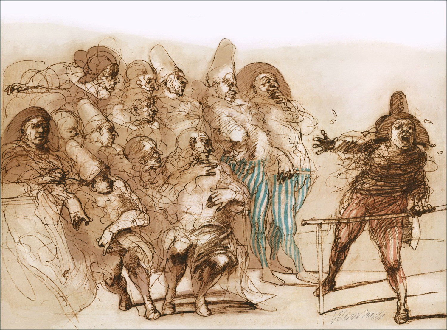 Acheter Eloge du discours une lithographie originale de Claude WEISBUCH