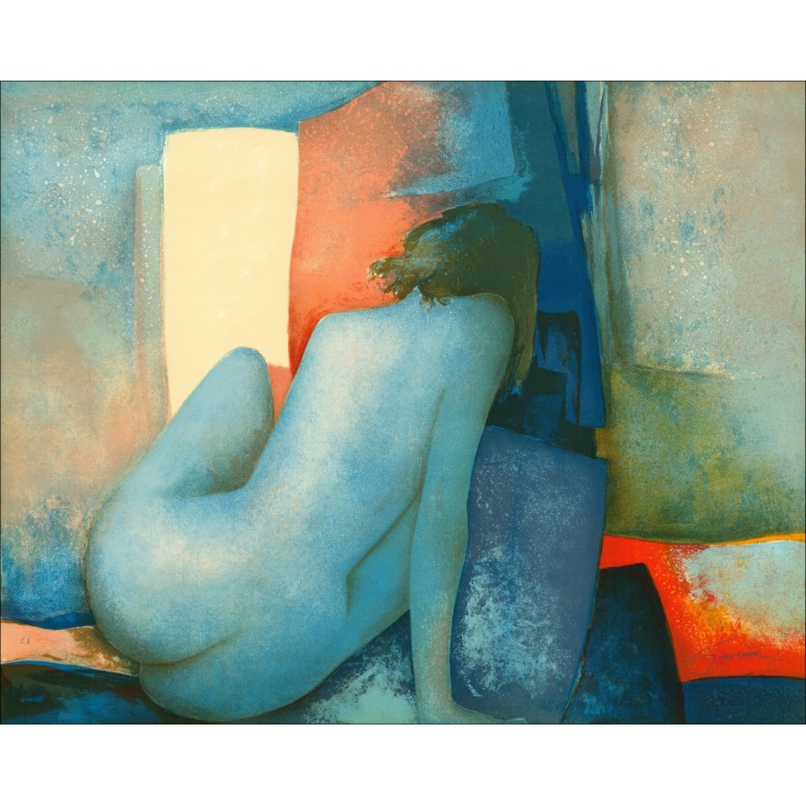 Buy Original Lithograph Woman's Nude Claude GAVEAU 