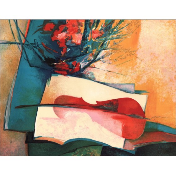 Comprar Claude GAVEAU Original Litografía Vida en violín