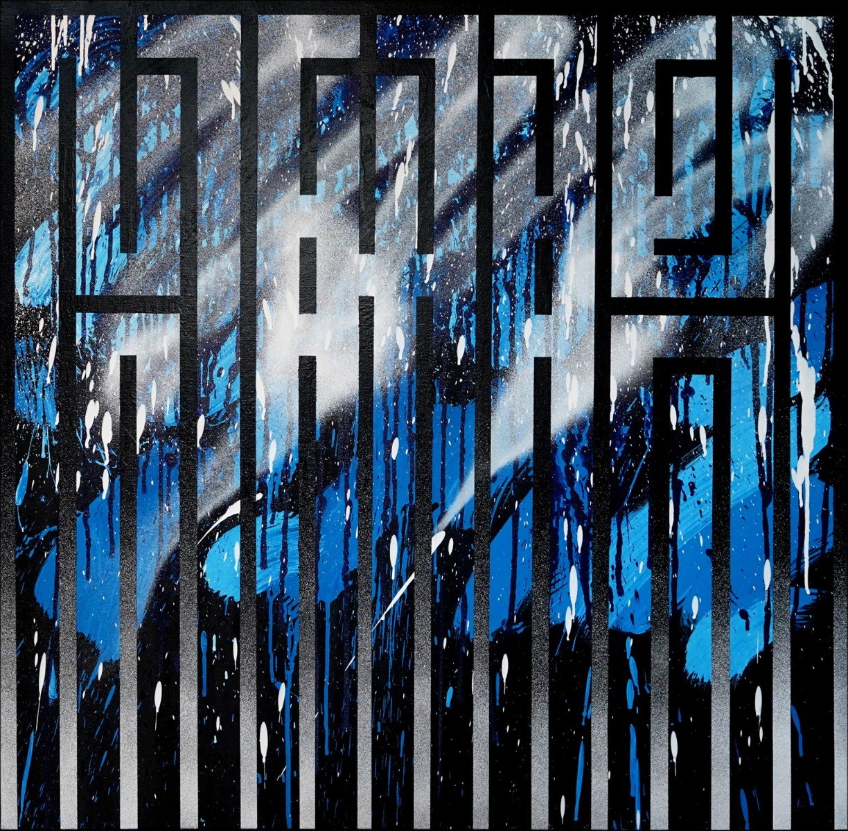 ▷ von der Wand vorbei L'ATLAS, 2020 | Acrylfarbe