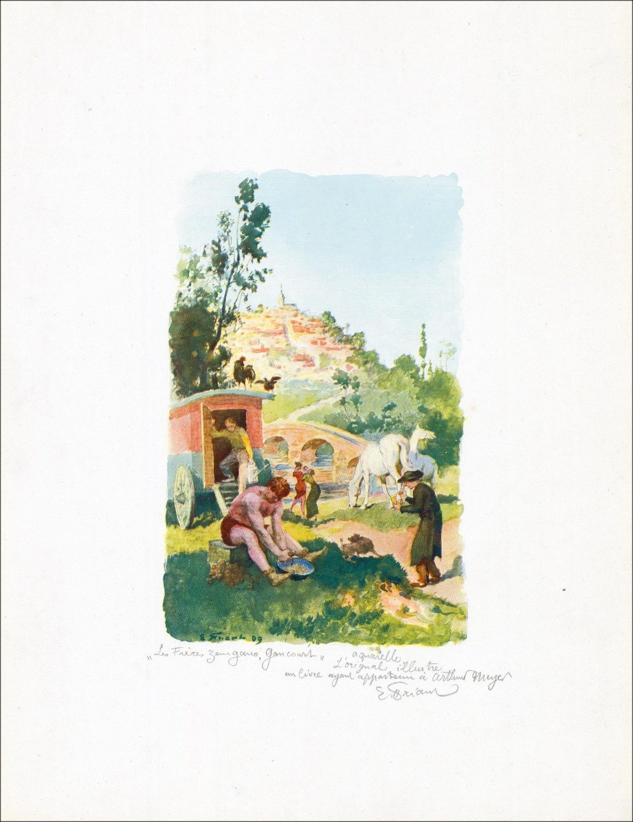 Buy Lithograph Zenigano brothers in Goncourt by Émile FRIANT