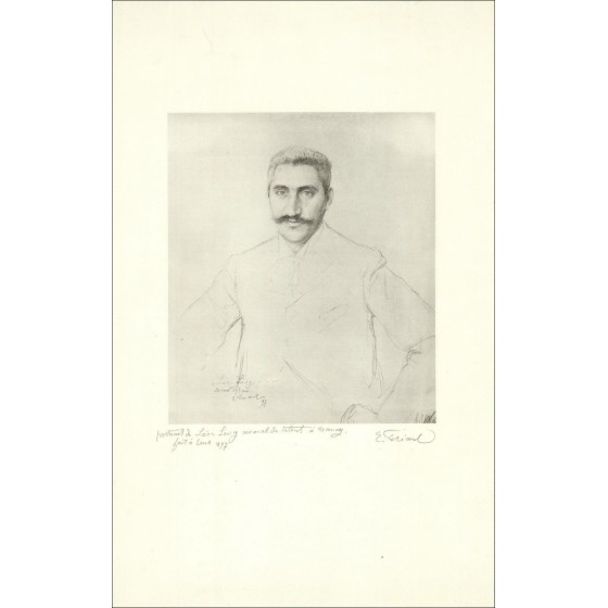 Comprare Ritratto di Léon Levy, Avvocato in Nancy Litografia de Emile Benta