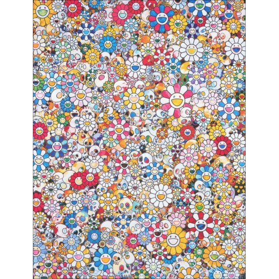 Comprar MURAKAMI Takashi Cráneos y flores de serigrafía 2013