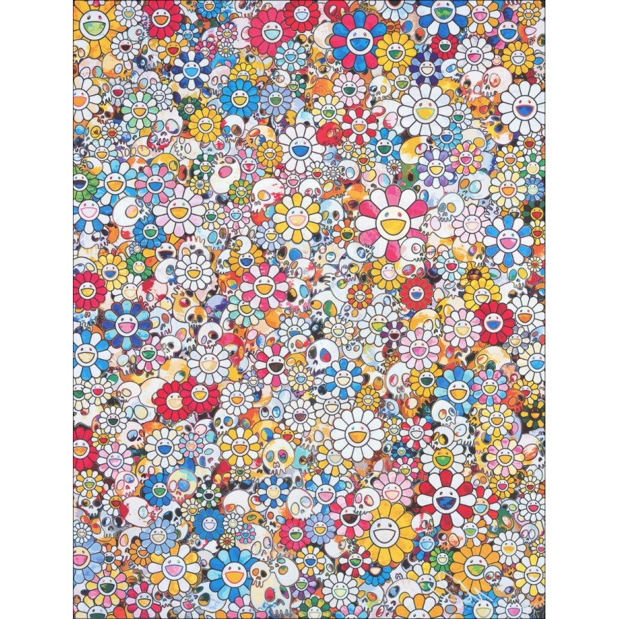 Comprar MURAKAMI Takashi Cráneos y flores de serigrafía 2013
