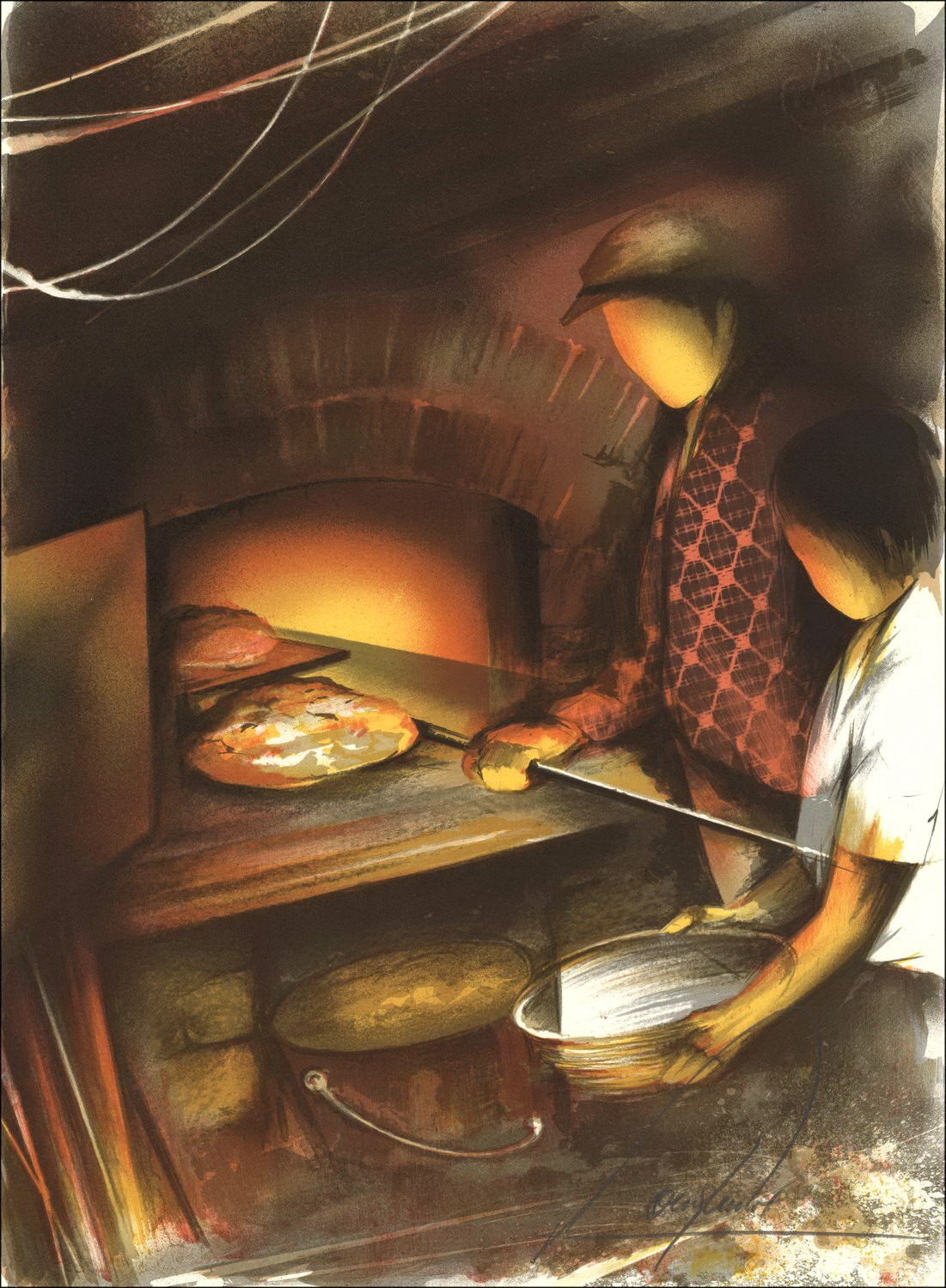 Koop de Boulanger Raymond POULET Lith