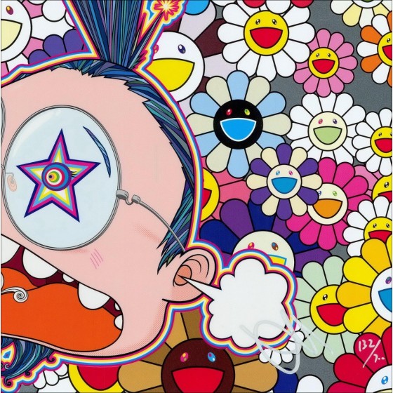 Ricerca serigrafia MURAKAMI Takashi L'agonia dell'artista e l'estasi 2012