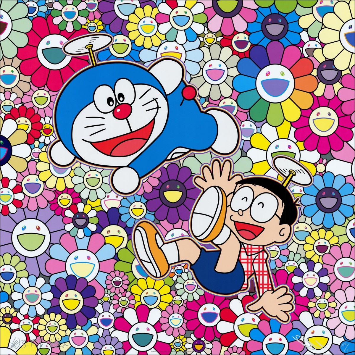 Buscar serigrafía MURAKAMI Takashi -So Much Fun 60x60cm