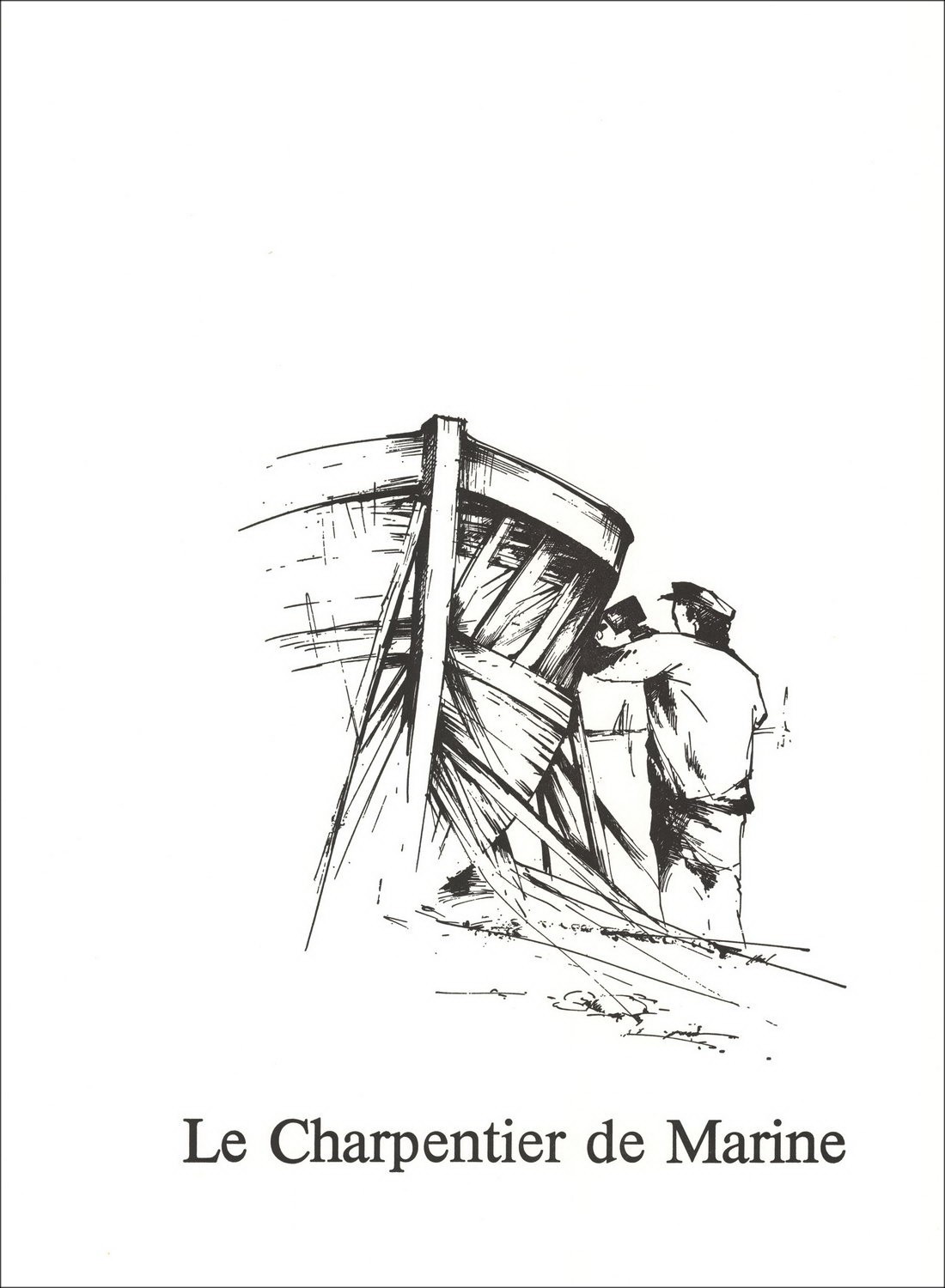 Comprar Litografía Raymond POULET The Charpentier of Marine 1984