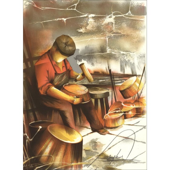 Comprar Litografía original Raymond POULET Le Chaudronnier 1984