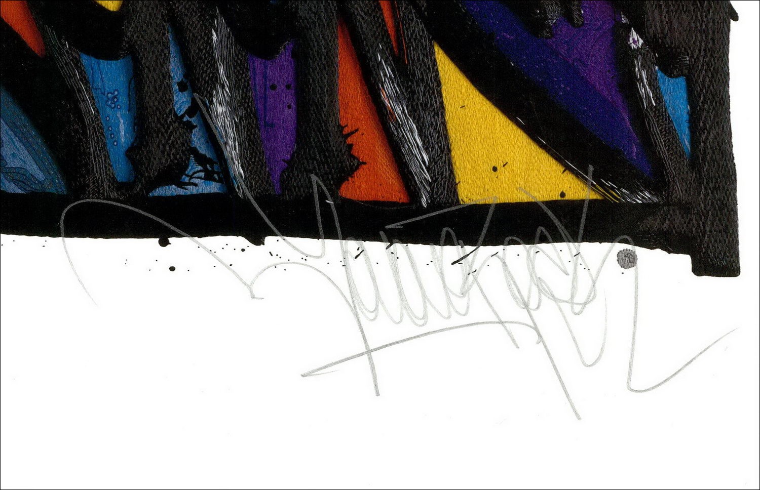 ▷ Auf dem Draht von Jonone, 2021 | Limited lithography