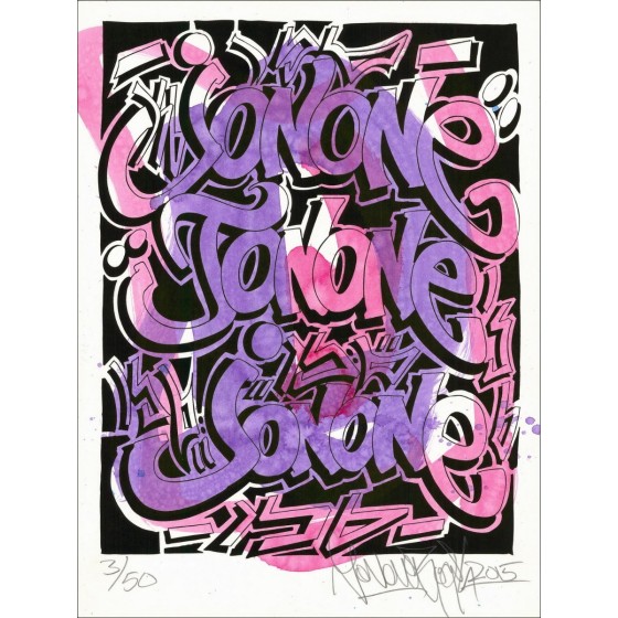 Acquista schermo acquerello Stampa Jonone King of Harlem