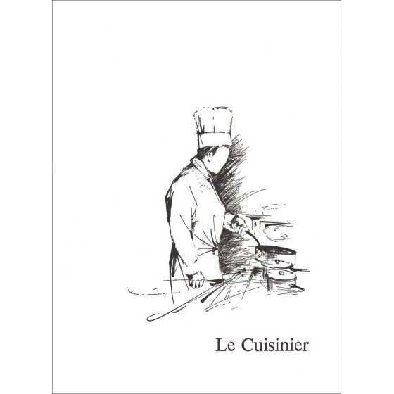 Purchase The Cook Raymond POULET Original Lithograph 1984
