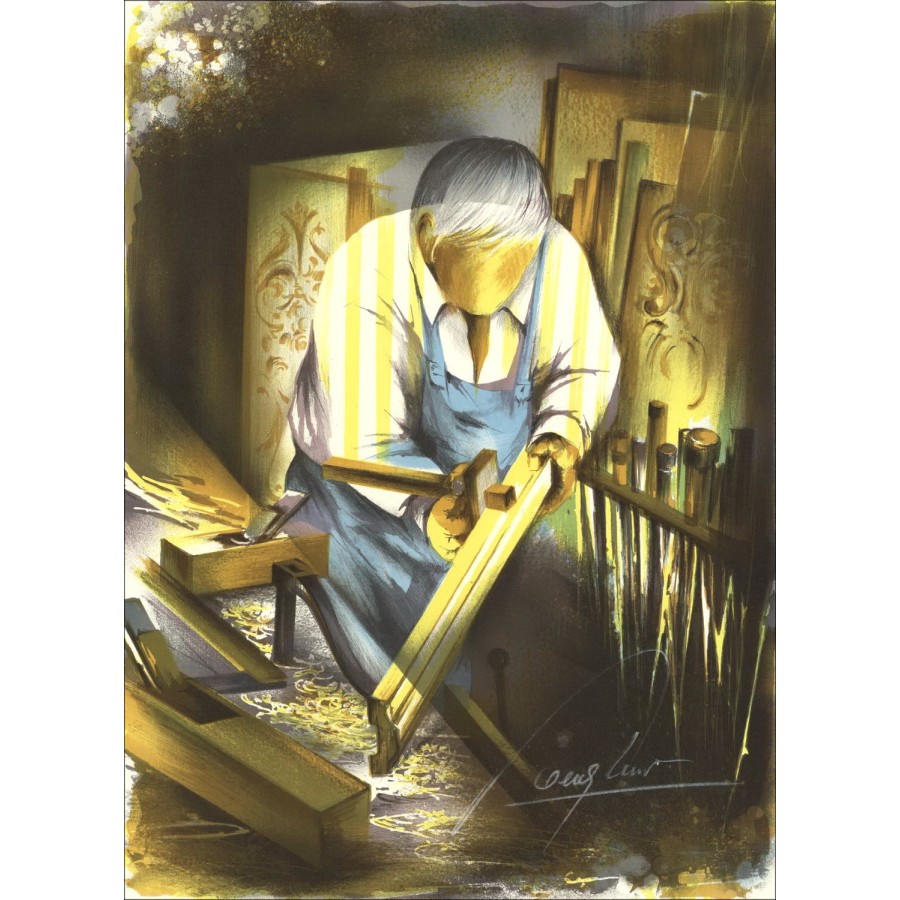 Raymond Huhn kaufen Die Kabinettmeister Original-Lithographie 1984