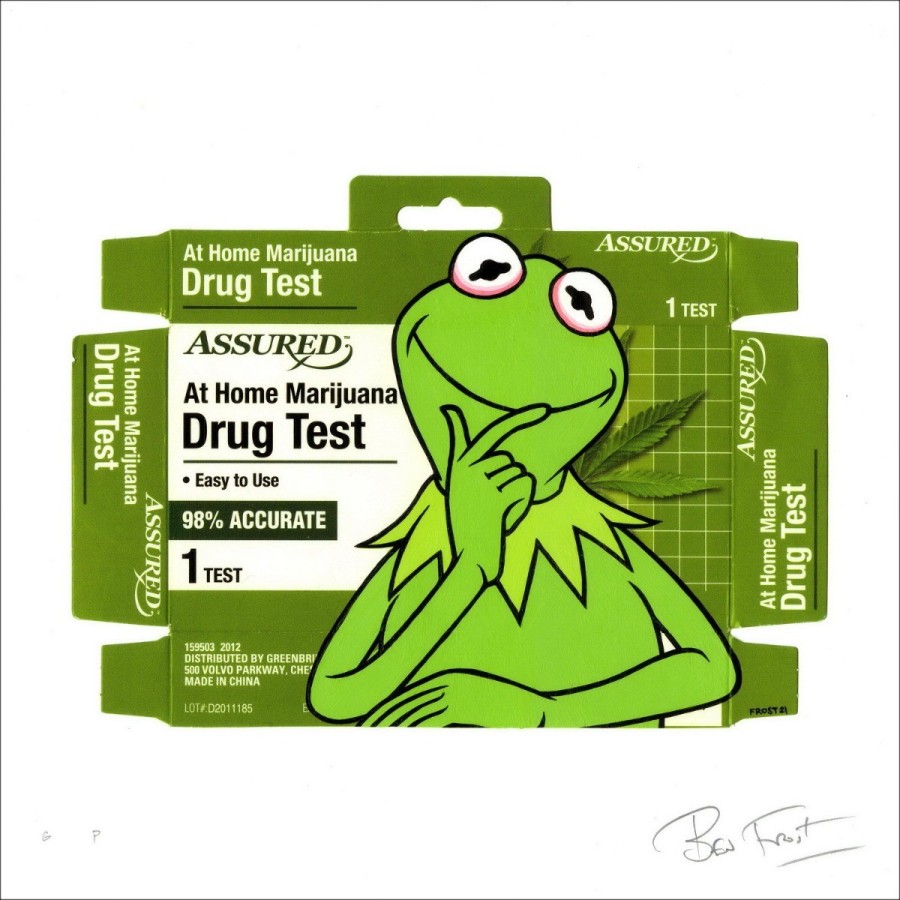BEN FROST - Het is niet gemakkelijk Groen - Litho - 2021