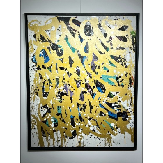 ▷ Geboorte van de wind door Jonone, 2018 | Acryl en gemengd