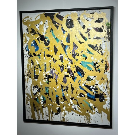 ▷ Geboorte van de wind door Jonone, 2018 | Acryl en gemengd