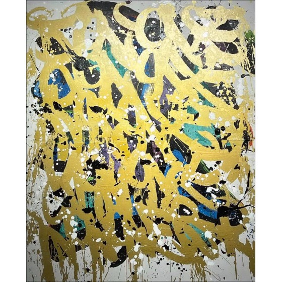 ▷ Geburt des Windes von Jonone, 2018 | Acryl & gemischt