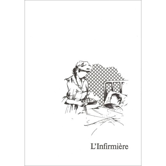 Acheter L'Infirmière Raymond POULET Lithographie Originale 1984