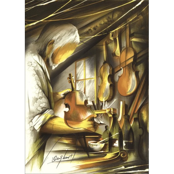 Kauf der Luthier Raymond Chicken Lithographic Original 1984