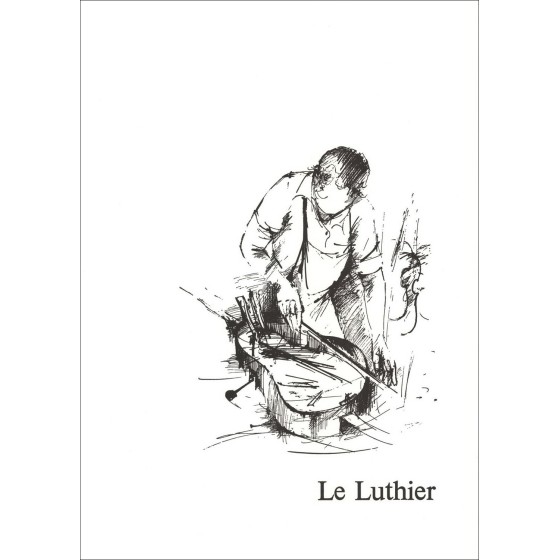 Achat Le Luthier Raymond POULET Lithographie Originale 1984