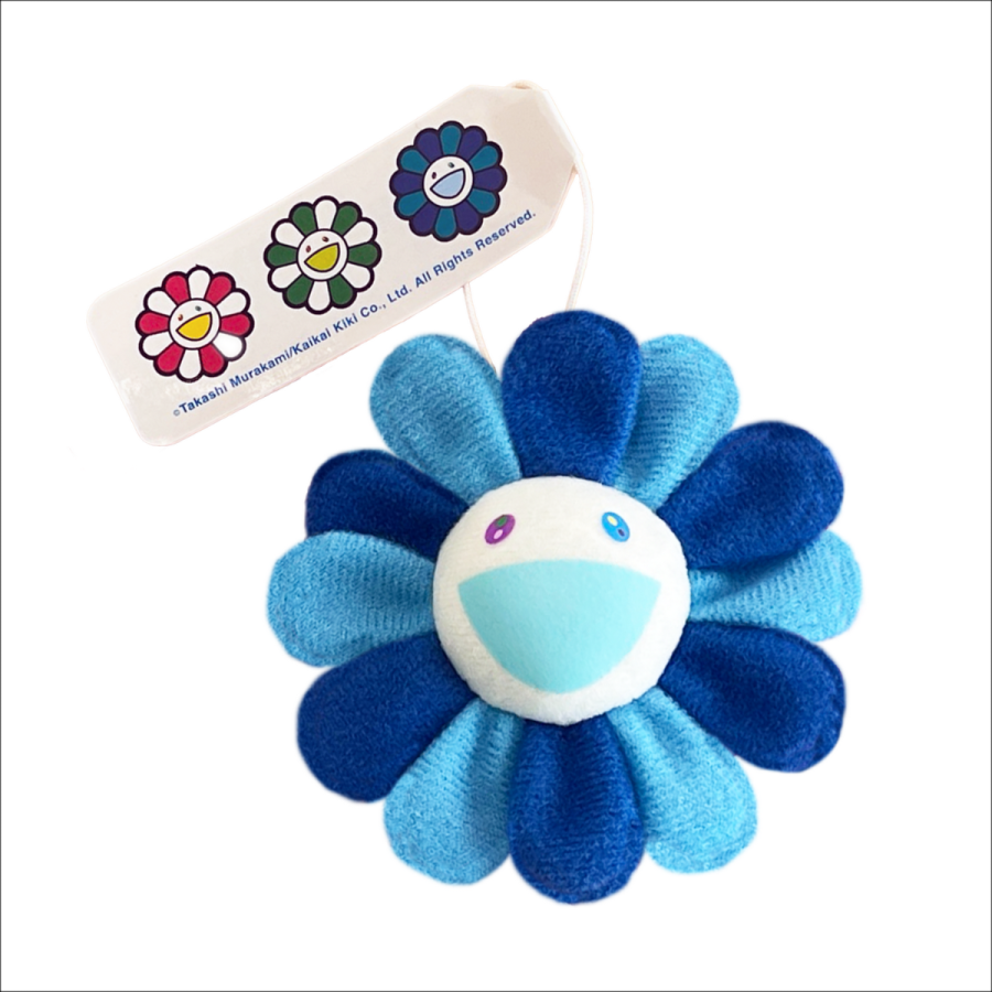 Acquista portachiavi in peluche a motivo floreale MURAKAMI Takashi - Blu 