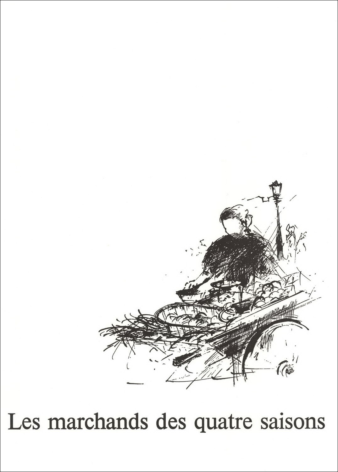 Achat Raymond POULET Lithographie Le Marchand des Quatre-Saisons 1984