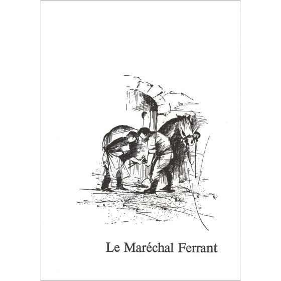 Koop Lith Origin Originele Raymond POULET Le Maréchal-Ferrant 1984