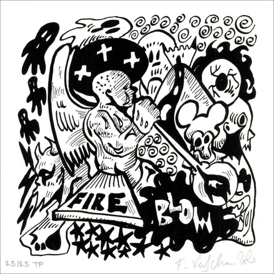Acquista la serigrafia originale VERSCHAERE Fabien - soffiare