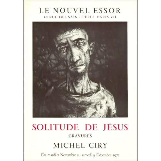 Michel Ciry - Art Poster "Exhibition Gallery Le New Essor, Parijs" 69x50cm - 1972