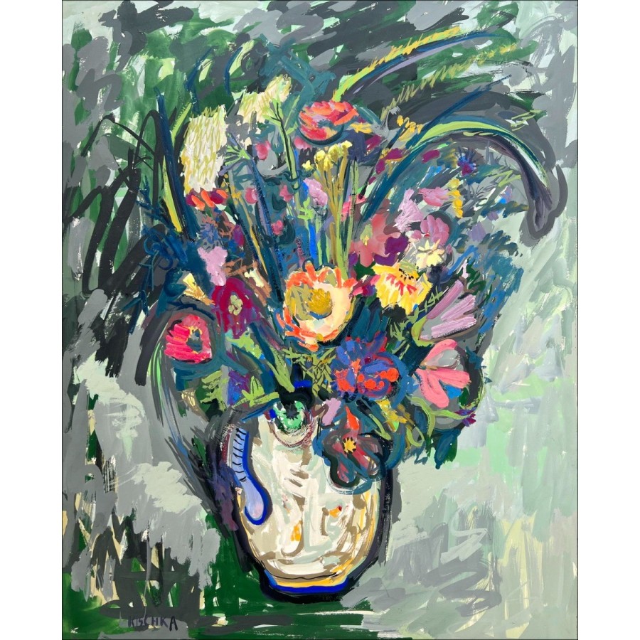 "The Bouquet of Flowers" door Isis Kischka - Origineel Werk
